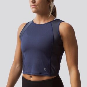 NWT Born Primitive Hurricane Crop Top (Alison Scudds) - Navy Large